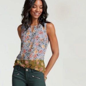 CAbi, XS, Penelope, floral tank top, #5354